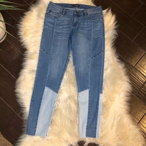 Dear John patchwork denim crop jeans size 28 - Picture 1 of 7